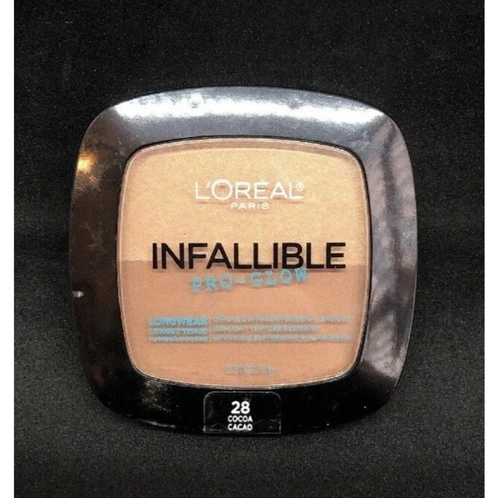 L'Oreal Paris Infallible Pro-Glow Foundation Powder - Shade 28 Cocoa